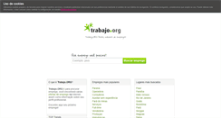 Desktop Screenshot of br.trabajo.org