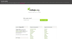 Desktop Screenshot of es.trabajo.org