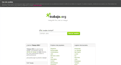 Desktop Screenshot of pe.trabajo.org
