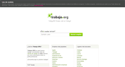 Desktop Screenshot of ec.trabajo.org